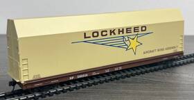1807-5-9 Lbf Ho Rtr #1807-5-9 Flat Car Lockheed Skybox Nwr Southern Pacific #599316 Nos