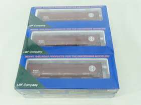 2101-63 Lbf Ho Scale Gold Series #2101-63 Bnsf Railway 3-bay Grain Hopper 6-pk. - Sealed