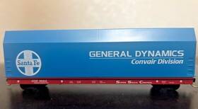 5606-4 Lbf General Dynamics Aircraft Covered Flat - Convair Nscale Inch Santa Fe Rtr Rare