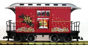 Lgb 011525310501 31050 Christmas Baggage Car With Lighting And Metal Wheels Very Rare