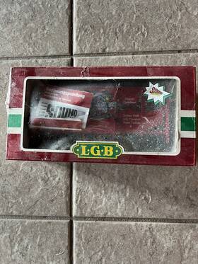 4335s Lgb 011525433521 Vintage 43352 Christmas Boxcar With Sound G Scale Original Box Plays 2 Songs