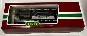 Lgb 011525436003 43600 Pair Of Pennsylvania Staked Flat Cars G Scale Queen Mary Series