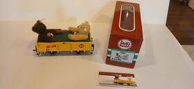 Lgb 011525442103 44210 G Scale Train Car Yellow Steiff Gondola With 2 Bears Lnib Ships Fast