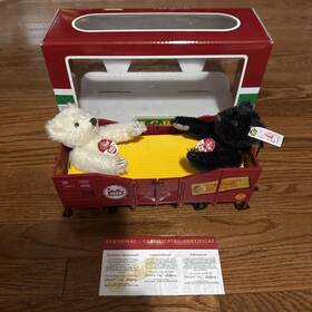41220 Lgb G Scale Limited Edition Red Gondola With Two Steiff Bears Gently Used