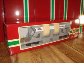 46694 Lgb Gray Self-unloading Rhb Modern Hopper Car Fad 8737 Rare Epl 125th Nib