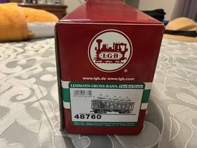48760 Lgb Rare G Train Seasons Greetings Santa S Christmas Bulbs Gondola Car