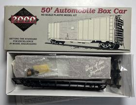 48047 Life-like 077071084079 Proto 2000 Series 50ft Automobile Box Car 8407 Cb&q #48047 Ho