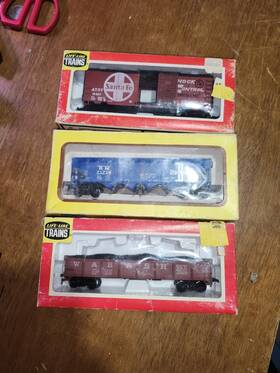 08510 Life-like Vintage Ho Wabash Lot Of 3 Cars