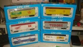 08521 Life-like Ho. Life-like. Lot Of 6 Beer Reefer Cars