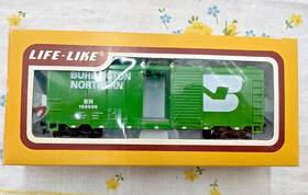 159956 Life-like Ho Burlington Northern Box Car #159956 Bn Green 40 Sd Vintage 8490 159956 Life-like Ho Burlington Northern Box Car #159956 Bn Green 40 Sd Vintage 8490