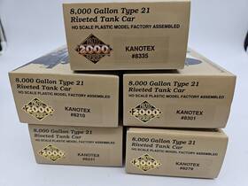 30649 Life-like Ho Scale Proto 2000 Kanotex Single Dome Tank Car #8335 8210 8231 8279