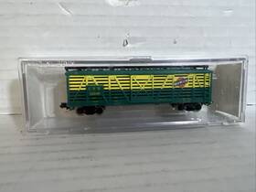 15040 Life-like 7758 Chicago North Western Cattle Stock Train Car Cnw N Scale
