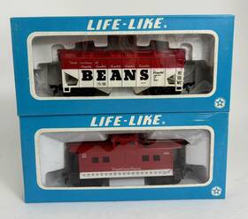 8422-8427 Life-like Ho Scale Campbells Soup Beans Cement Hopper 8427 8422 S/d Box Car Lot