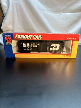 517722 Life-like 8497 Ho Scale 3 Bay Hopper Burlington Northern Black #517722 -