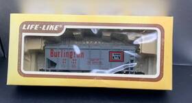 8513 Life-like Burlington Covered Cement Hopper Car Ho Scale