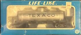 8522 Life-like #8522 Ho Scale Silver Gas Tank Train Car Inch Texaco New In Box