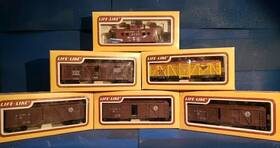 8460 Life-like 8543 1 Ho 8461 Caboose B&o And Cattle Cars 3 With B Box Car Great N