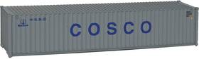 949-8155 - Life Like Scenemaster Ho Scale Model Of China Ocean Shipping Chevron 40ft Corrugated Contai