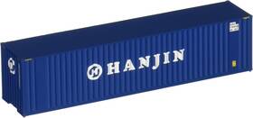 949-8208 - Life Like Scenemaster Ho Scale Model Of Hanjin 40ft Hi Cube Corrugated Container With Flat