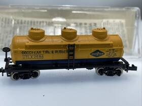 S784c Life-like N Train Goodyear Utlx 2586 Triple Dome Tanker Tank Car