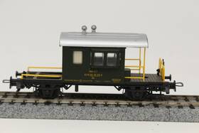 Liliput 99-29 216-6 Ho Service Crew Brake Van Caboose Sbb-cff Db 60 85 Green