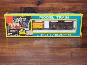 4459d-g Lima Produced For Ahm 4459d N Gauge 2 Pack Bay Window Caboose Santa Fe