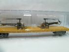 U2529ld " Line Ultra 2 Weaver Scale Flatcar "u.. Helicopters Army