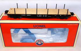 6-27516 Lionel 023922275165 Norfolk And Western 40ft Train Flatcar O Gauge