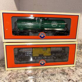 6-36146 Lionel 023922361462 - Cities Service Single Dome Tank Car And Flat Generator O-gauge