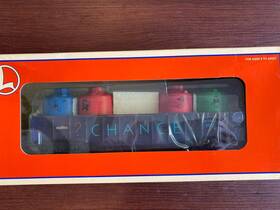 6-52185 Lionel 023922521859 Monopoly Chance Gondola With Rich Uncle Pennybags Canisters - Lovely