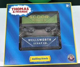 6-81423 Lionel 023922814234 Thomas And Friends Sodar Coal Scrap Car 2 Pac New In The Box