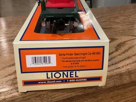 6-81993 Lionel 023922819932 Santa Finder Searchlight Car - Illuminated In Box