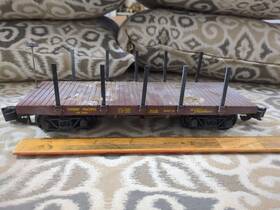 8-87504 Lionel 023922875044 G Scale - Union Pacific 7504 Flat Car With Stakes
