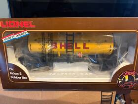 Lionel 023922876041 1990 Large Scale Rare Shell Usa Oil Tanker 87604 Train Car Hard To Find