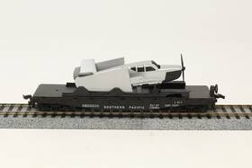 0800200 Lionel Ho Flat Car With Silver Plane Southern Pacific Sp