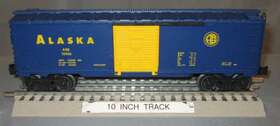 10806 Lionel Alaska Arr Blue Boxcar O/027 Gauge 1998