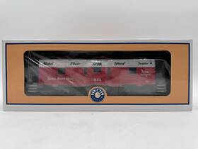 1922025 Lionel Nickel Plate Bay Window Caboose Rd. Num. #411 O Error Barcode
