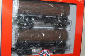 1926590 Lionel #1926590 Ny And Penna Skeleton Log Car 2 Pack #b