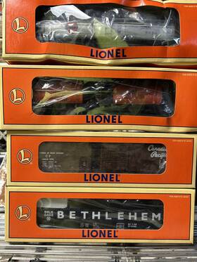 29215 Lionel 19611/19612/26905/29215 6400 Series Modern Freights Lot Of 4 Without Rig.boxes C-7 See Description