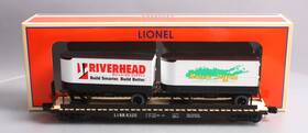2001570 Lionel O Gauge Nloe Long Island 50ft Flatcar With 2 20ft Trailers Mt/box