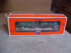 2026652 Lionel O Gauge Merchants Motor Freight Flat Car With Piggyback Trailers