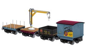 2026680 Lionel No. - The Polar Express Elf Work Train 4-pack New Holidays