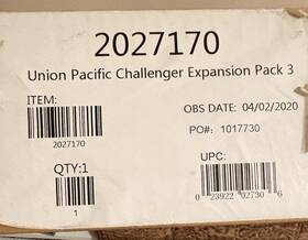 2027170 Lionel L/n Lionelunion Pacific Challenger Expansion Pack 3 #