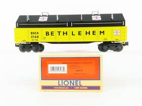 2043133 Lionel O Gauge 3-rail Bscx Bethlehem Steel Gondola #3168 With Coil Covers