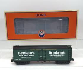 2101430 Lionel Tca Metca Renkens Milk Reefer Car O Gauge Used Club #1022 C-6 2101430 Lionel Tca Metca Renkens Milk Reefer Car O Gauge Used Club #1022 C-6