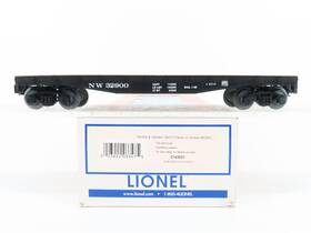 2143021 Lionel O Gauge 3-rail N&w Norfolk And Western Flat Car With Stakes #32900