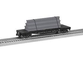 2143032 Lionel O Northern Pacific Standard Flat Car With Stakes #69123