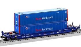 2226621 Lionel Pacer Husky Stack #6301 48 Containers 1 Die-cast O-scale