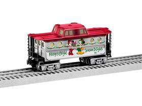 2228220 Lionel Nib Mickey And Friends Christmas Caboose O Gauge Holiday X-mas