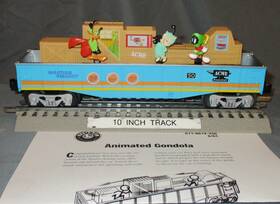 027ga Lionel 23013 Looney Tunes Martian Maggot Acme #50 Animated Chase Gondola O/027ga